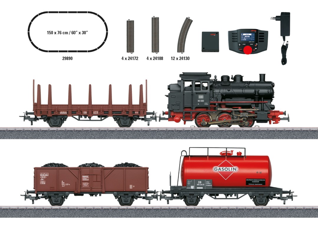 Märklin 29890 - Dig.-Startpackung Güterzug m.