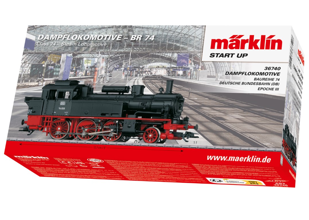 Märklin 36740 - Tenderlok BR 74 DB